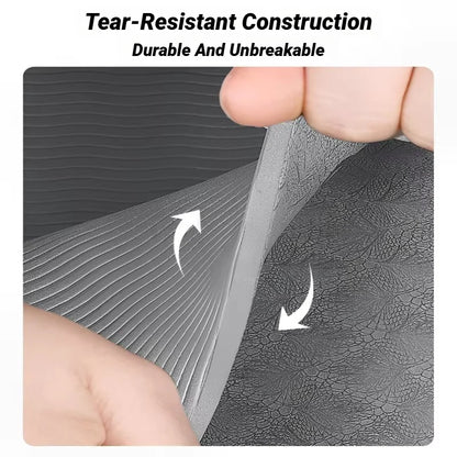 Tapis de yoga pliable antidérapant en TPE pour fitness et pilates