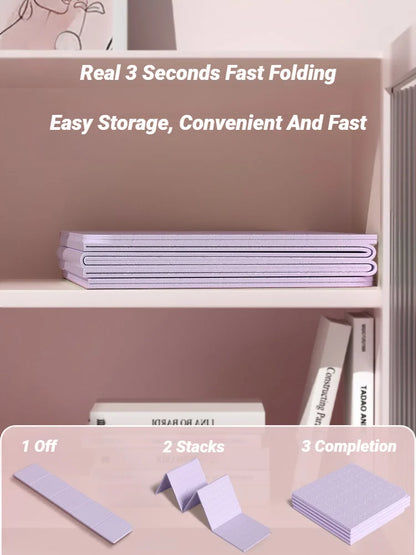 Tapis de yoga pliable écologique antidérapant pour fitness et pilates 183x61 cm