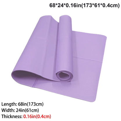 Tapis de yoga professionnel pliable en EVA écologique pour fitness et Pilates 3mm/4mm/6mm
