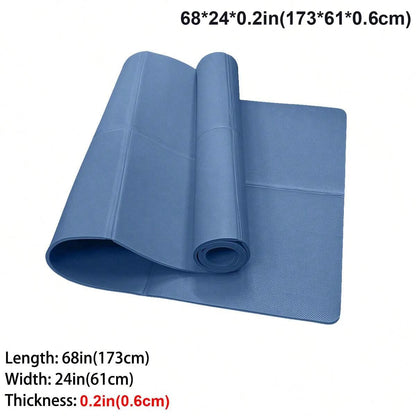Tapis de yoga professionnel pliable en EVA écologique pour fitness et Pilates 3mm/4mm/6mm