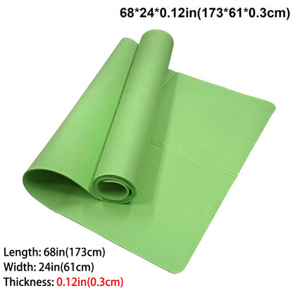 Tapis de yoga professionnel pliable en EVA écologique pour fitness et Pilates 3mm/4mm/6mm