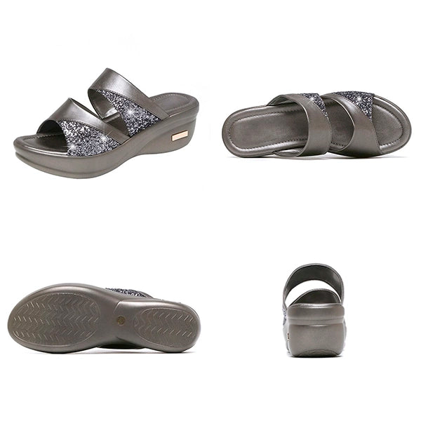 Sandales compensées pour femme Chaussures à plateforme