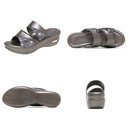 Sandales compensées pour femme Chaussures à plateforme