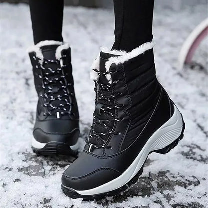 Bottes d'hiver pour femme Chaussures de neige chaudes