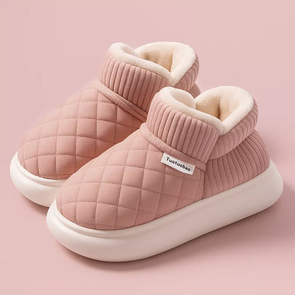 Pantoufles d'hiver Ugg en peluche avec semelle épaisse antidérapante