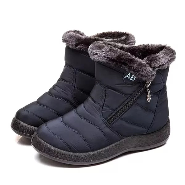 Bottines d'hiver en peluche douce pour femme