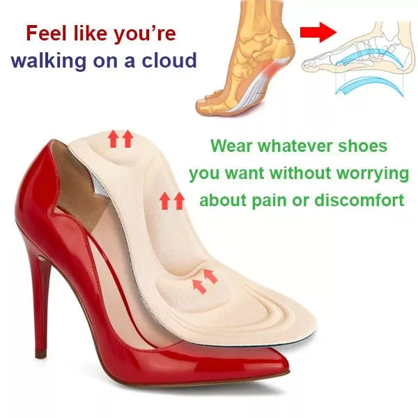 Semelles orthopédiques en mousse à mémoire 4D